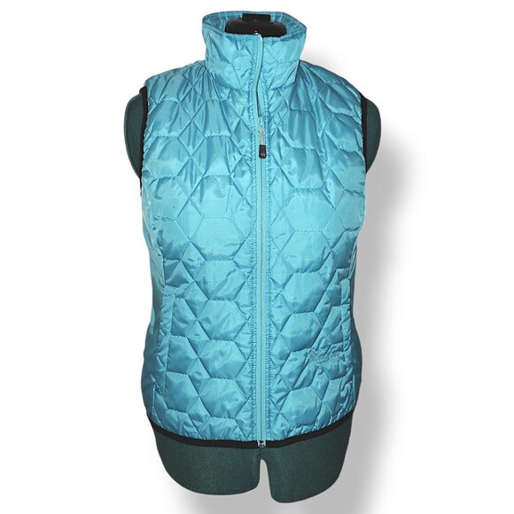Marker Teal Full Zip Quilted Insulated Puffer Vest With Pockets Size Medium - Picture 1 of 7